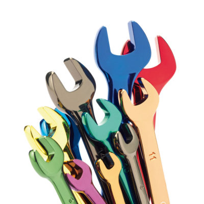 Expert 13 Piece Draper Expert Hi-torq  Metric Coloured Combination Spanner Set